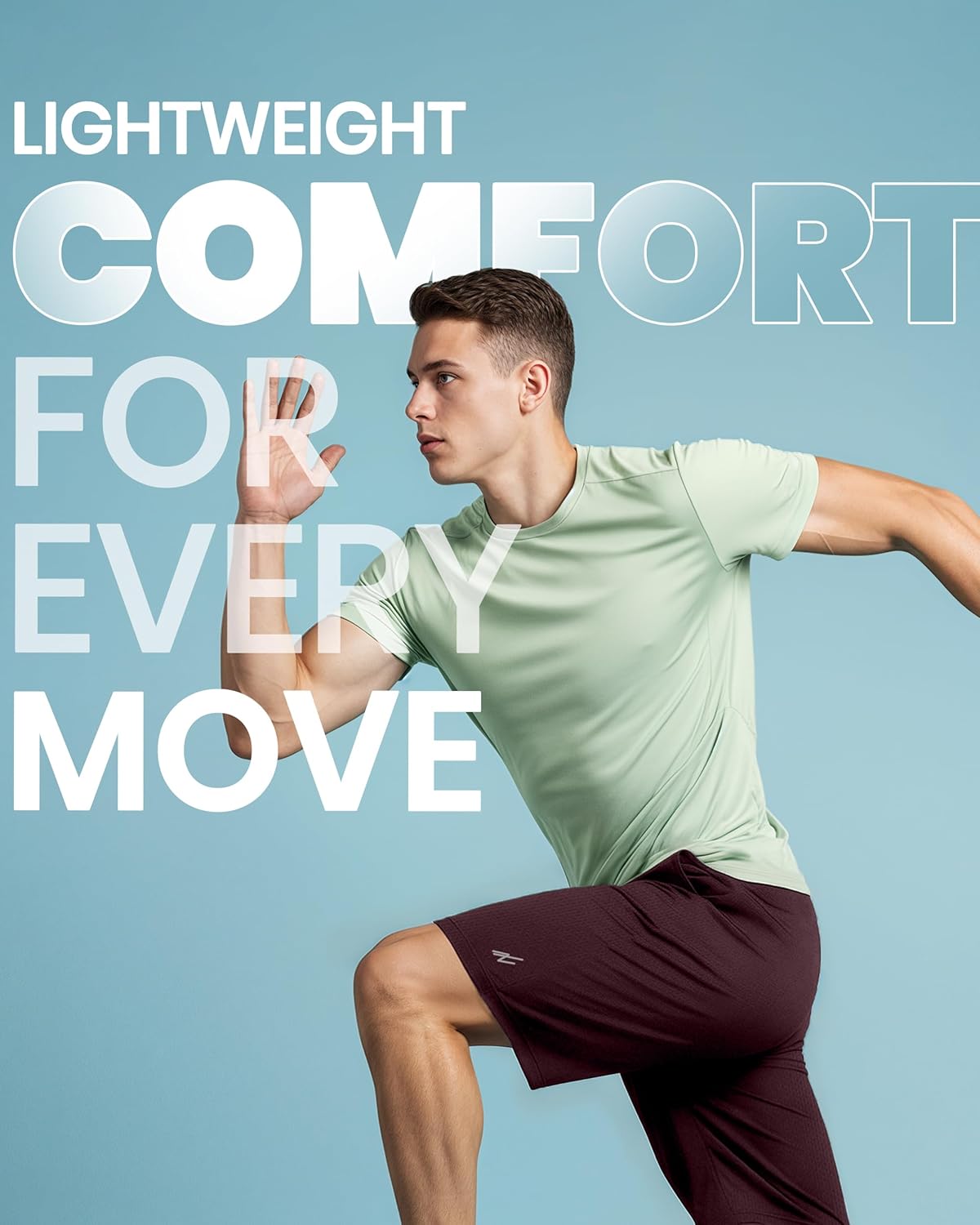 Men's Athletic Shorts Quick Dry Loose-Fit Lightweight Running Workout Gym Shorts with Pockets