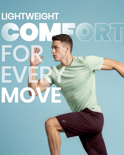 Men's Athletic Shorts Quick Dry Loose-Fit Lightweight Running Workout Gym Shorts with Pockets