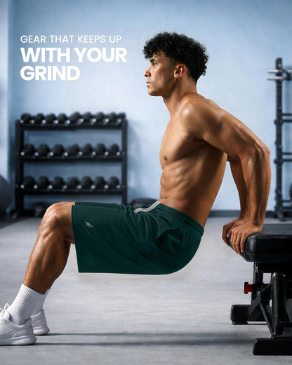 Men's Athletic Shorts Quick Dry Loose-Fit Lightweight Running Workout Gym Shorts with Pockets