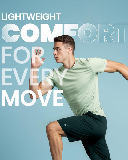 Men's Athletic Shorts Quick Dry Loose-Fit Lightweight Running Workout Gym Shorts with Pockets