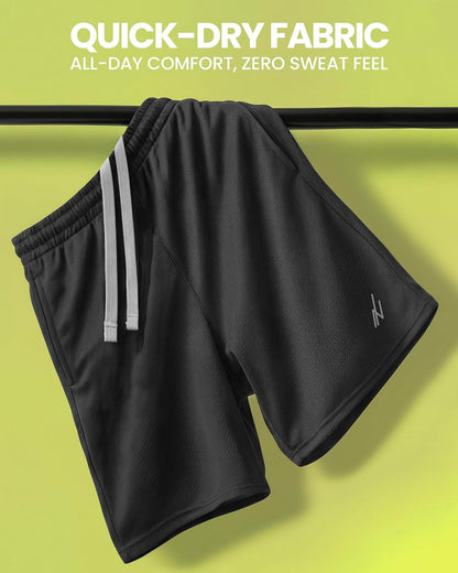 Men's Athletic Shorts Quick Dry Loose-Fit Lightweight Running Workout Gym Shorts with Pockets