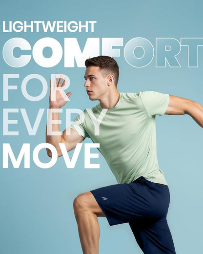 Men's Athletic Shorts Quick Dry Loose-Fit Lightweight Running Workout Gym Shorts with Pockets