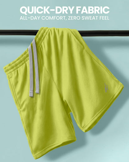 Men's Athletic Shorts Quick Dry Loose-Fit Lightweight Running Workout Gym Shorts with Pockets