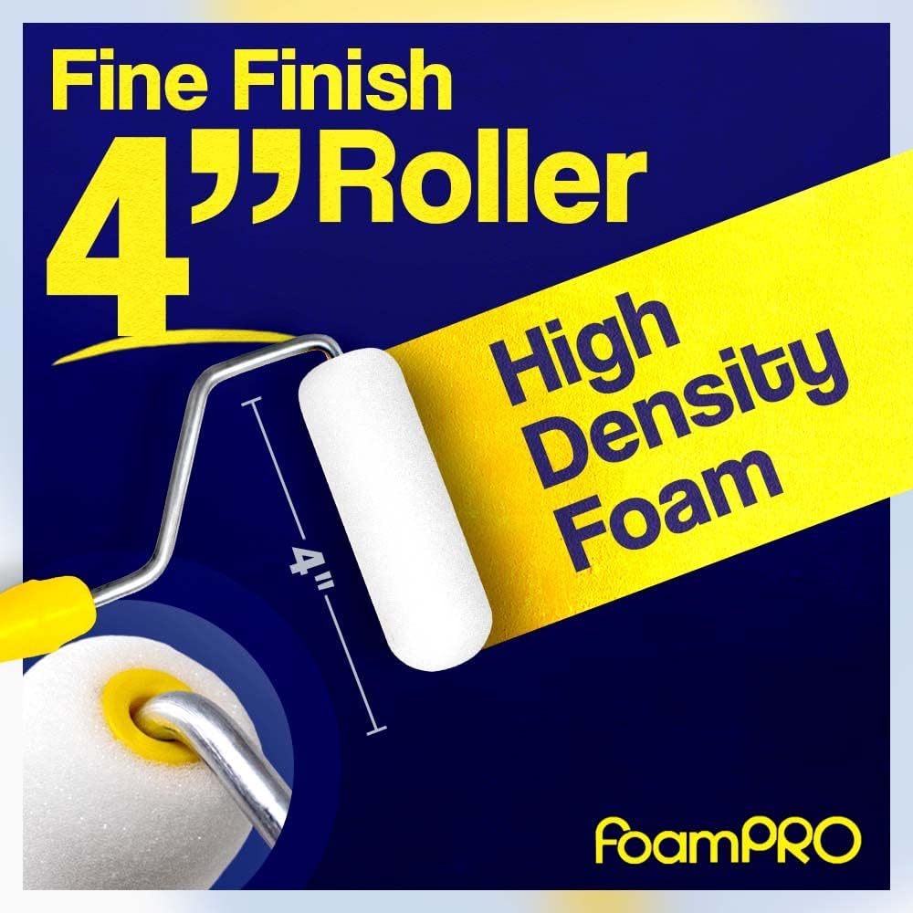 165-10 "Fine Finisher" 4" Foam roller Refills Pk/10
