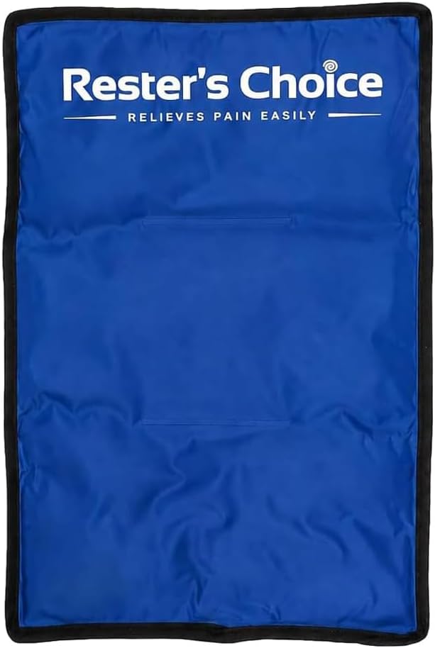 Gel Soft Flexible Ice Pack for Injuries Reusable - (Large: 11"x14.5") for Hip, Shoulder, Knee, Back - Comfy Cold Pack Compress for Swelling, Bruises, Surgery