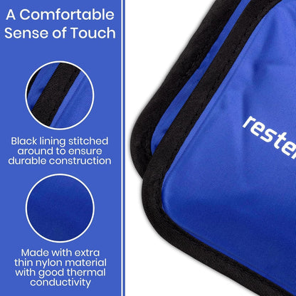 Gel Soft Flexible Ice Pack for Injuries Reusable - (Large: 11"x14.5") for Hip, Shoulder, Knee, Back - Comfy Cold Pack Compress for Swelling, Bruises, Surgery