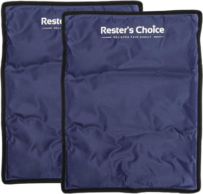 Gel Soft Flexible Ice Pack for Injuries Reusable - (Large: 11"x14.5") for Hip, Shoulder, Knee, Back - Comfy Cold Pack Compress for Swelling, Bruises, Surgery
