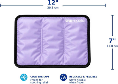 Gel Soft Flexible Ice Pack for Injuries Reusable - (Large: 11"x14.5") for Hip, Shoulder, Knee, Back - Comfy Cold Pack Compress for Swelling, Bruises, Surgery