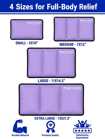 Gel Soft Flexible Ice Pack for Injuries Reusable - (Large: 11"x14.5") for Hip, Shoulder, Knee, Back - Comfy Cold Pack Compress for Swelling, Bruises, Surgery