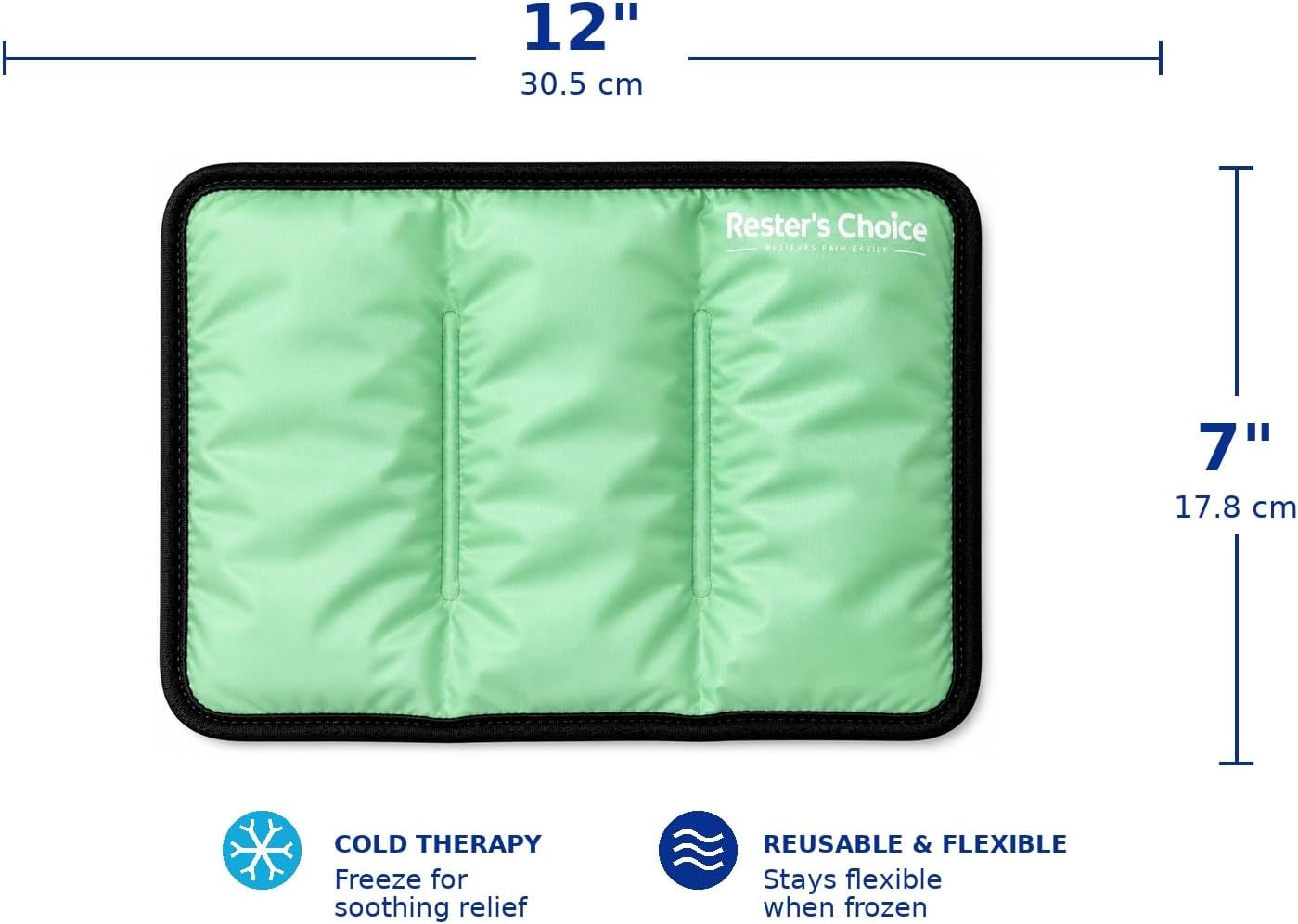 Gel Soft Flexible Ice Pack for Injuries Reusable - (Large: 11"x14.5") for Hip, Shoulder, Knee, Back - Comfy Cold Pack Compress for Swelling, Bruises, Surgery