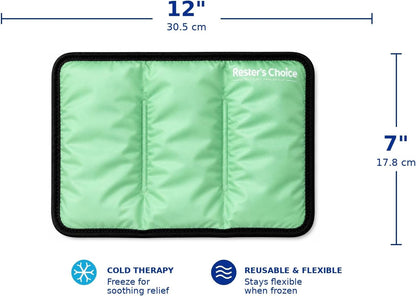 Gel Soft Flexible Ice Pack for Injuries Reusable - (Large: 11"x14.5") for Hip, Shoulder, Knee, Back - Comfy Cold Pack Compress for Swelling, Bruises, Surgery