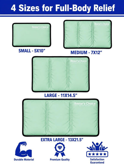 Gel Soft Flexible Ice Pack for Injuries Reusable - (Large: 11"x14.5") for Hip, Shoulder, Knee, Back - Comfy Cold Pack Compress for Swelling, Bruises, Surgery