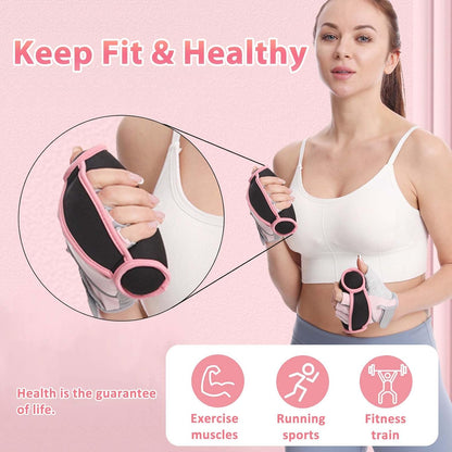 Soft Sandbag Dumbbells for Home & Gym, 2lb Weights for Women Set of 2 Handheld Weight-Bearing Aerobics Arm Shaping, Resistance Training, Muscle Toning, and Fat Burning