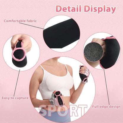 Soft Sandbag Dumbbells for Home & Gym, 2lb Weights for Women Set of 2 Handheld Weight-Bearing Aerobics Arm Shaping, Resistance Training, Muscle Toning, and Fat Burning