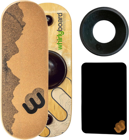Wide 360˚ | Standing Desk Balance Board | Wobble Board Portable Home Gym | Snowboard Training | Surf trainer | Balance Board for Kids & Adults | Core Balance Trainer