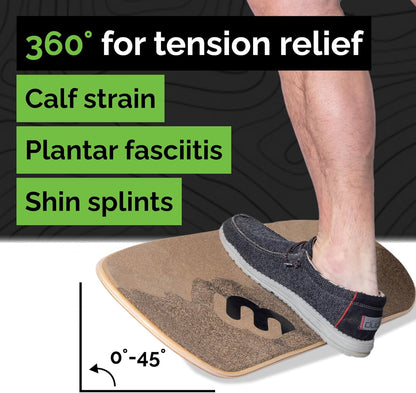 Wide 360˚ | Standing Desk Balance Board | Wobble Board Portable Home Gym | Snowboard Training | Surf trainer | Balance Board for Kids & Adults | Core Balance Trainer