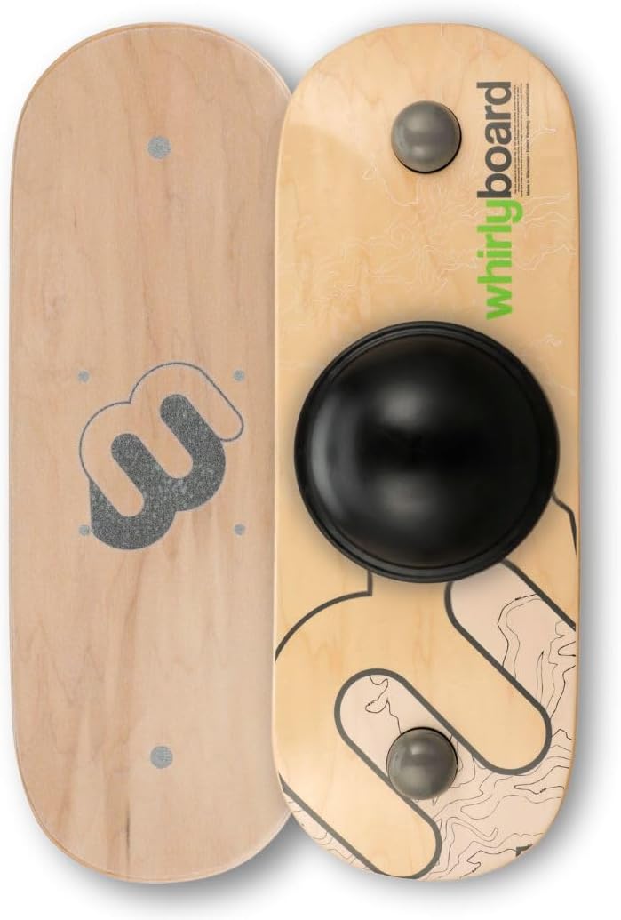 Wide 360˚ | Standing Desk Balance Board | Wobble Board Portable Home Gym | Snowboard Training | Surf trainer | Balance Board for Kids & Adults | Core Balance Trainer