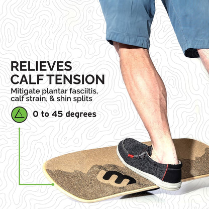 Wide 360˚ | Standing Desk Balance Board | Wobble Board Portable Home Gym | Snowboard Training | Surf trainer | Balance Board for Kids & Adults | Core Balance Trainer