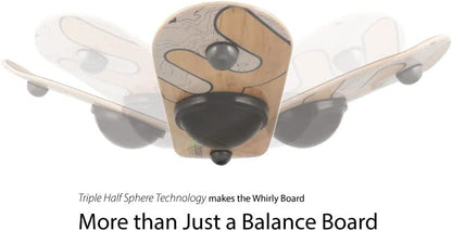 Wide 360˚ | Standing Desk Balance Board | Wobble Board Portable Home Gym | Snowboard Training | Surf trainer | Balance Board for Kids & Adults | Core Balance Trainer