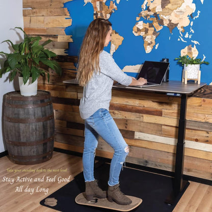 Wide 360˚ | Standing Desk Balance Board | Wobble Board Portable Home Gym | Snowboard Training | Surf trainer | Balance Board for Kids & Adults | Core Balance Trainer