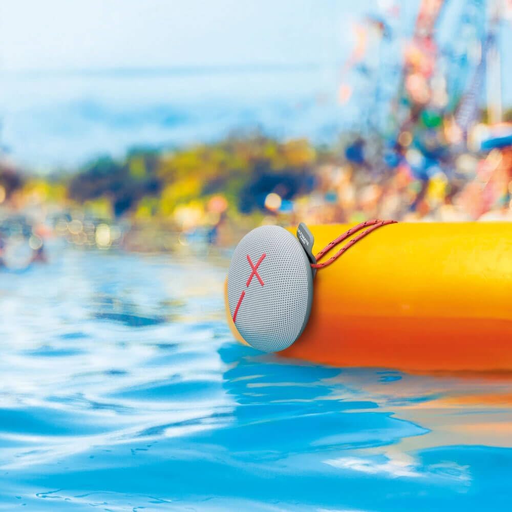 MINIROLL Ultra-Portable Waterproof Bluetooth Speaker, Balanced Bass, IP67 Dustproof, 131 ft (40 m) Range - Gentle Black