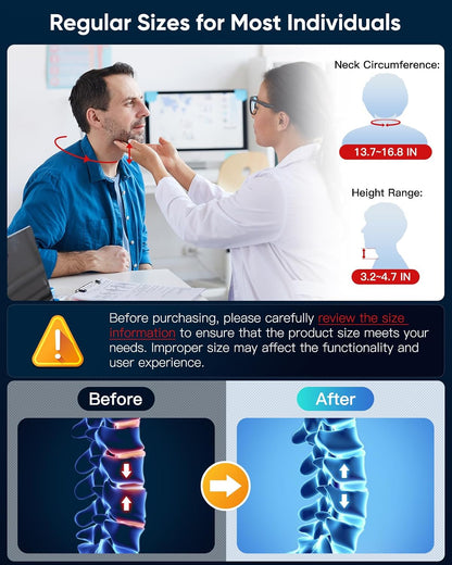 Cervical Neck Traction Device with Air Collar