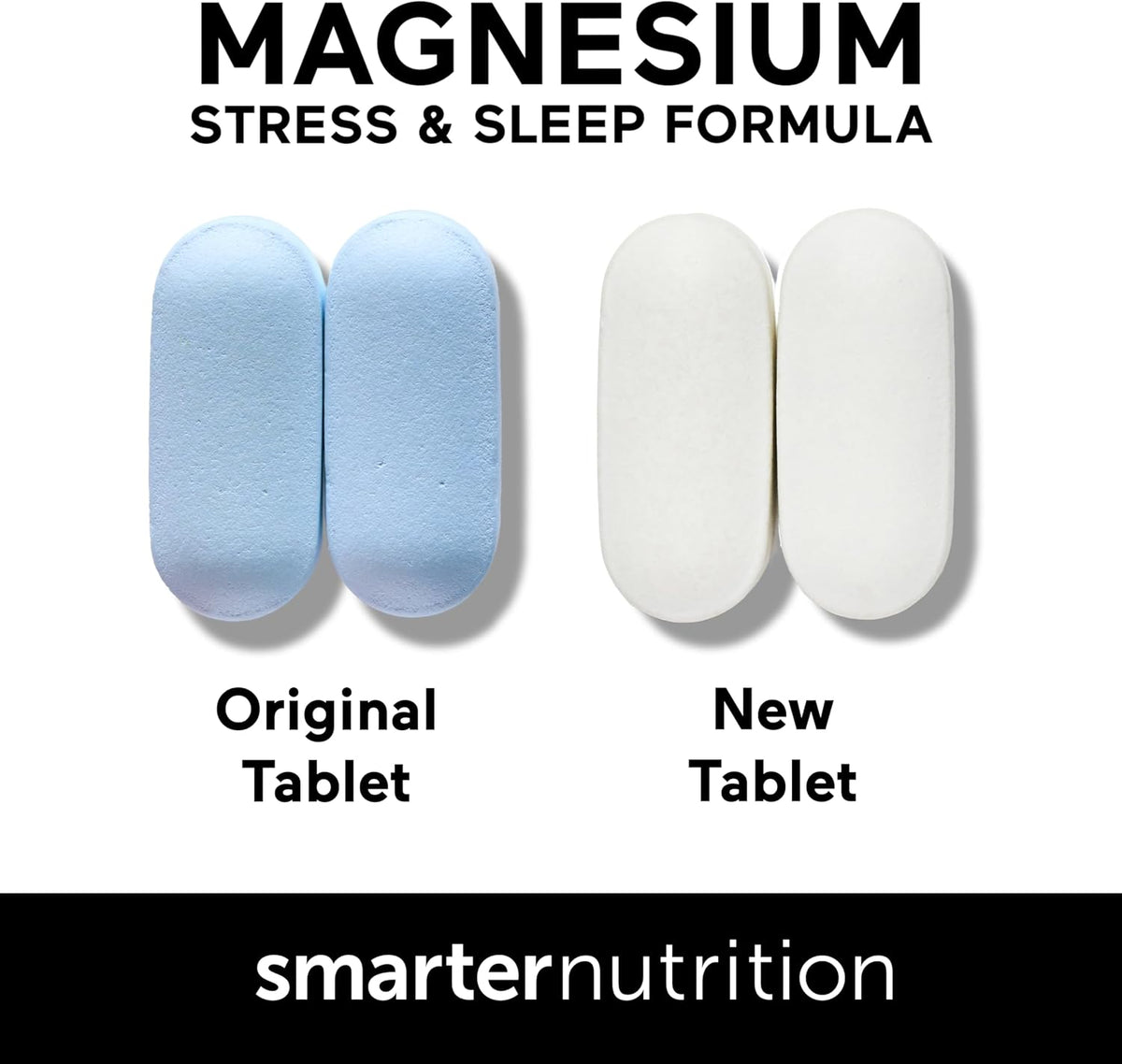 Magnesium Complex - Chelated Magnesium Glycinate with Citrate, Malate and L-Theanine for Sleep, Muscle Relaxation and Stress Support - Non-GMO - 60 Tablets[30DaySupply]