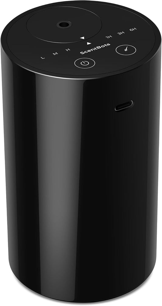 ANZ Waterless Diffuser for Essential Oil for Home, Room, Black