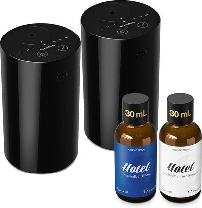 ANZ Waterless Diffuser for Essential Oil for Home, Room, Black