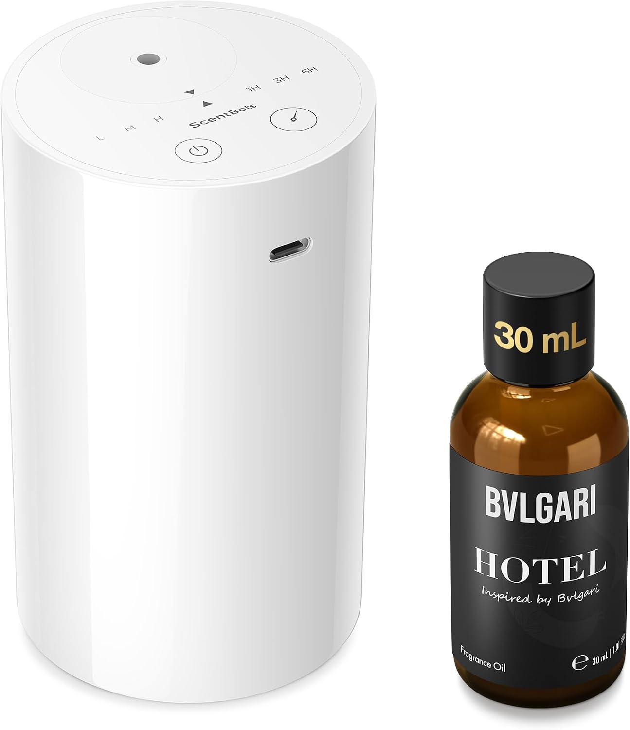 ANZ Waterless Diffuser for Essential Oil for Home, Room, Black