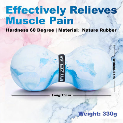 Massage Lacrosse Balls for Myofascial Release, Quality Certification, Massage Deep Tissue for Back and Shoulder, Trigger Point Therapy, Muscle Knots, Relieving Muscle Pain
