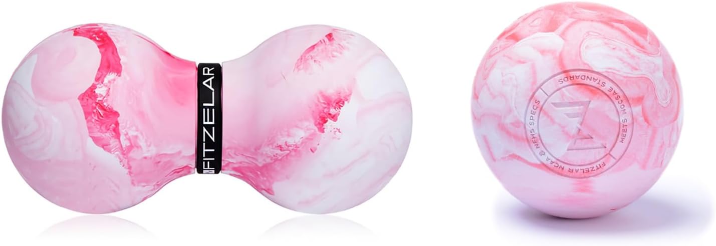 Massage Lacrosse Balls for Myofascial Release, Quality Certification, Massage Deep Tissue for Back and Shoulder, Trigger Point Therapy, Muscle Knots, Relieving Muscle Pain