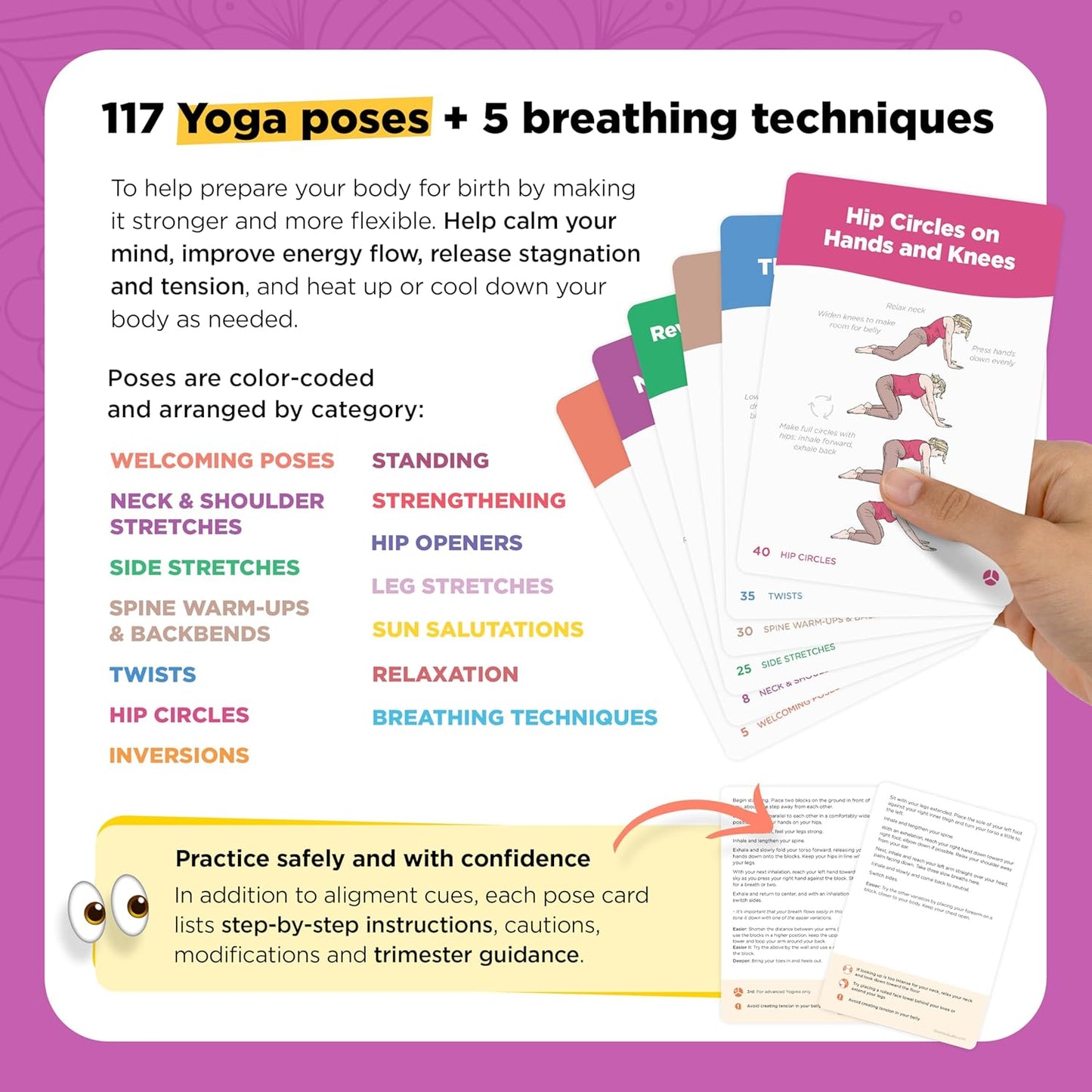 Prenatal Yoga & Ayurveda Cards – Healthy and Conscious Pregnancy Guide with Ancient Wisdom in a Modern Way · Premium Cards and Book Set for Pregnant Women and Prenatal Yoga Teachers
