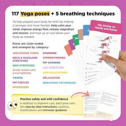 Prenatal Yoga & Ayurveda Cards – Healthy and Conscious Pregnancy Guide with Ancient Wisdom in a Modern Way · Premium Cards and Book Set for Pregnant Women and Prenatal Yoga Teachers