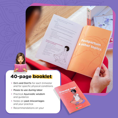 Prenatal Yoga & Ayurveda Cards – Healthy and Conscious Pregnancy Guide with Ancient Wisdom in a Modern Way · Premium Cards and Book Set for Pregnant Women and Prenatal Yoga Teachers