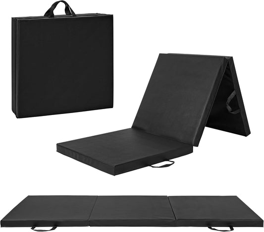 Barbell All Purpose Folding Anti Tear Exercise Training Aerobic Fitness Gym & Gymnastics Balance Mat | Multiple colors
