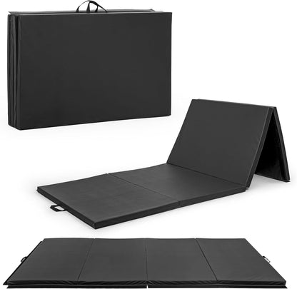Barbell All Purpose Folding Anti Tear Exercise Training Aerobic Fitness Gym & Gymnastics Balance Mat | Multiple colors