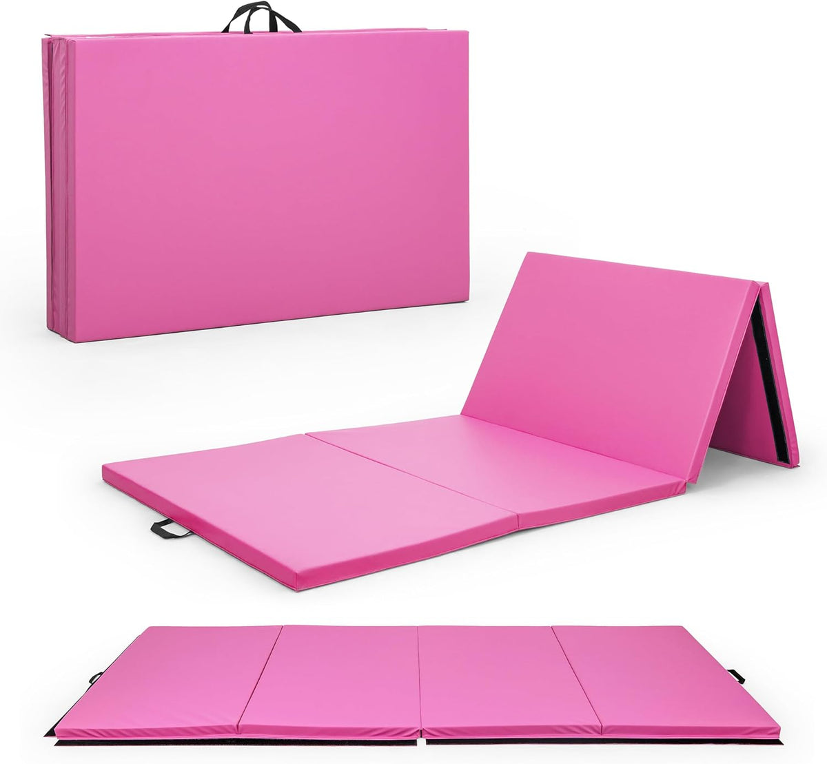Barbell All Purpose Folding Anti Tear Exercise Training Aerobic Fitness Gym & Gymnastics Balance Mat | Multiple colors