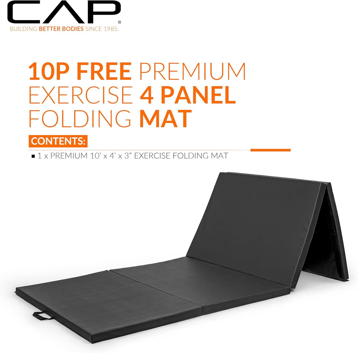 Barbell All Purpose Folding Anti Tear Exercise Training Aerobic Fitness Gym & Gymnastics Balance Mat | Multiple colors
