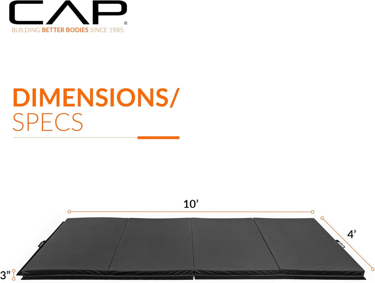 Barbell All Purpose Folding Anti Tear Exercise Training Aerobic Fitness Gym & Gymnastics Balance Mat | Multiple colors