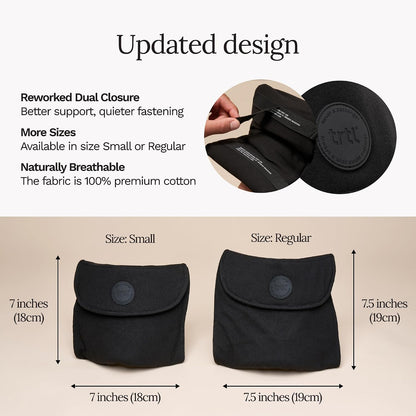 Travel Pillow Original 2.0 – Scientifically Proven Super Soft Travel Pillow with Premium Head & Neck Support – for Airplane Travel – Machine Washable – Lightweight & Compact – Jet Black