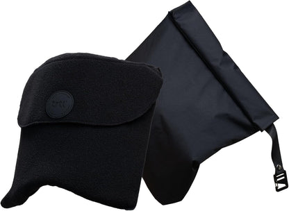 Travel Pillow Original 2.0 – Scientifically Proven Super Soft Travel Pillow with Premium Head & Neck Support – for Airplane Travel – Machine Washable – Lightweight & Compact – Jet Black