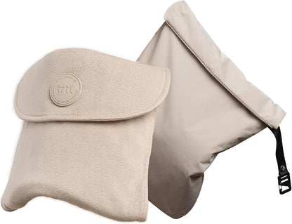 Travel Pillow Original 2.0 – Scientifically Proven Super Soft Travel Pillow with Premium Head & Neck Support – for Airplane Travel – Machine Washable – Lightweight & Compact – Jet Black