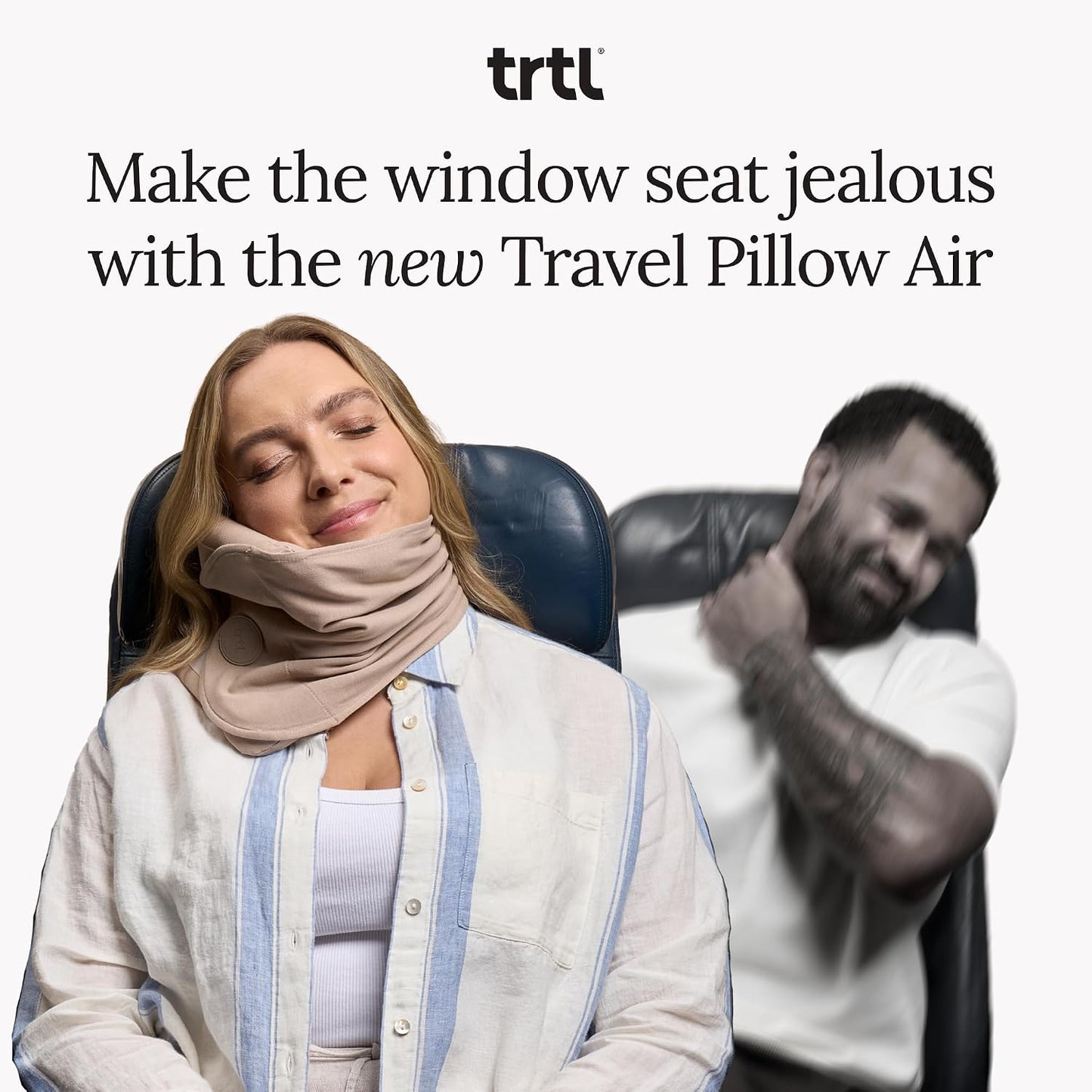 Travel Pillow Original 2.0 – Scientifically Proven Super Soft Travel Pillow with Premium Head & Neck Support – for Airplane Travel – Machine Washable – Lightweight & Compact – Jet Black