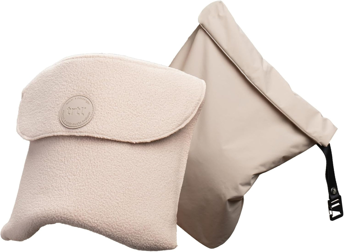Travel Pillow Original 2.0 – Scientifically Proven Super Soft Travel Pillow with Premium Head & Neck Support – for Airplane Travel – Machine Washable – Lightweight & Compact – Jet Black