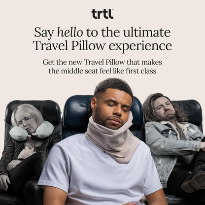 Travel Pillow Original 2.0 – Scientifically Proven Super Soft Travel Pillow with Premium Head & Neck Support – for Airplane Travel – Machine Washable – Lightweight & Compact – Jet Black