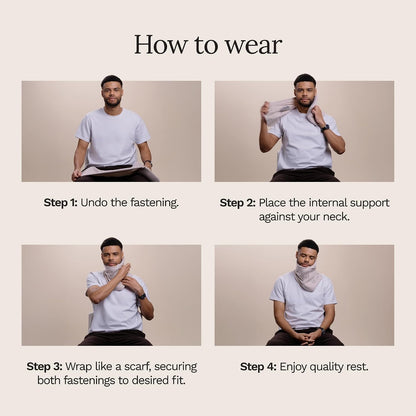 Travel Pillow Original 2.0 – Scientifically Proven Super Soft Travel Pillow with Premium Head & Neck Support – for Airplane Travel – Machine Washable – Lightweight & Compact – Jet Black