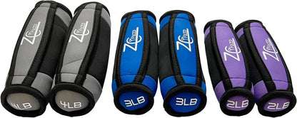 Soft Hand Weight Set with Non-Slip Strap-Multiple Weights (1/2/3/4/5LBS) Dumbbells for Men Women Walking, Running, Cardio, Yoga, Pilates, Physical Therapy