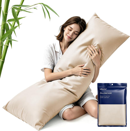 King Pillowcase Set of 2, Cooling & Breathable, Dark Grey, 20"x36"