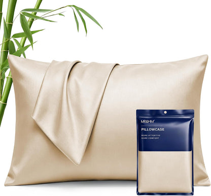 King Pillowcase Set of 2, Cooling & Breathable, Dark Grey, 20"x36"